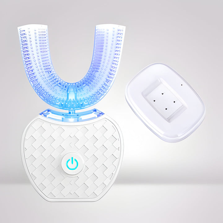 Unisex ultrasonic electric toothbrush for advanced oral care, deep clean, and teeth whitening. Promotes healthy smile.