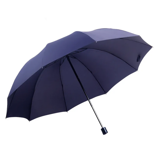 Unisex travel umbrella, super large and windproof, perfect for family rain protection.