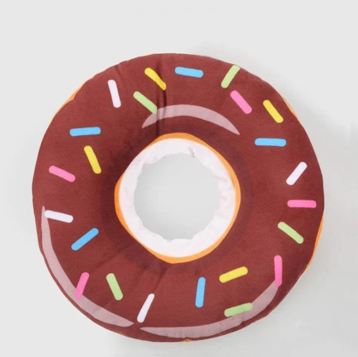 Donut-style pet recovery collar by Paw Shield, flexible and comfortable for wound protection