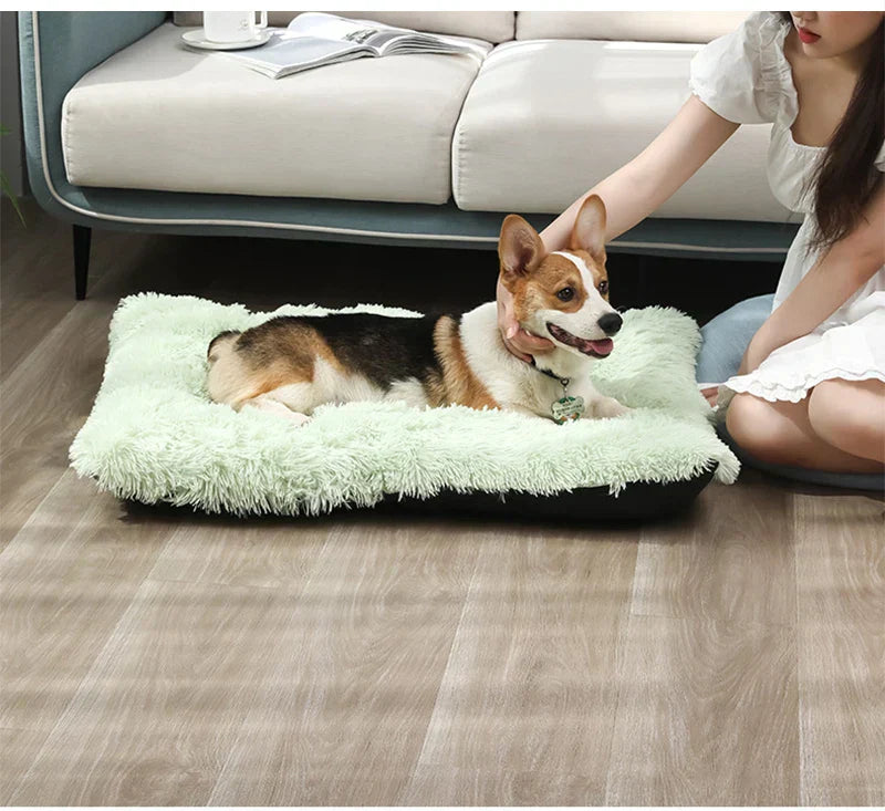 Paw-Soft Deluxe Reversible Pet Comfort Mat, plush dog bed for ultimate pet comfort