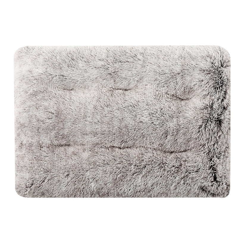 Close-up of Paw-Soft Deluxe Reversible Pet Comfort Mat showing soft fabric texture