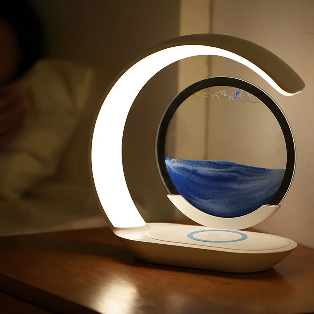Personalized custom photo LED night light, ideal unique gift for home decor. USB powered bedroom lamp with wooden base.