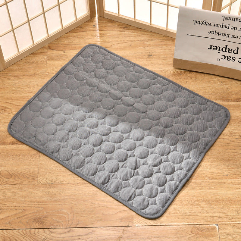 Summer pet comfort, cooling gel mat for dogs & cats, perfect for indoor or outdoor use.