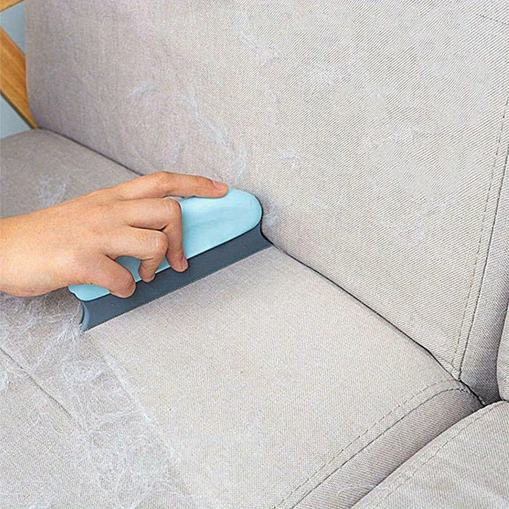 Ergonomic pet deshedding tool for effective dog and cat grooming, gentle hair remover