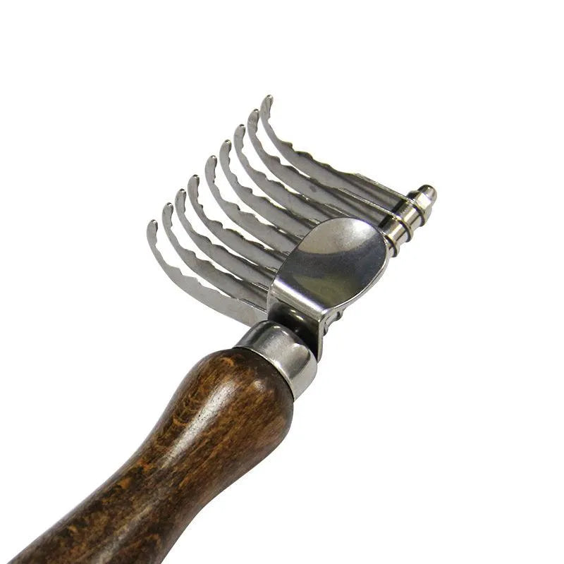 High-quality pet detangling comb, a durable grooming tool with sturdy stainless steel teeth