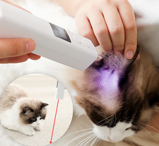 Pet digital claw grinder with LED display, quiet electric nail trimmer for dogs and cats