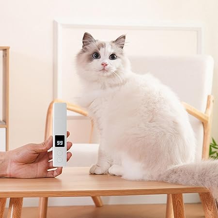 Pet grooming tool: digital claw grinder with LED display, perfect for gentle nail care