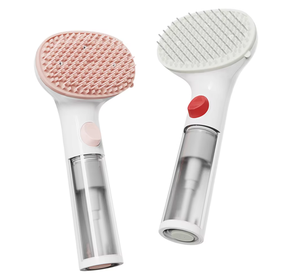 High-quality pet dry foam brush, dispenses cleaning foam directly for efficient 'Care and More' routine.