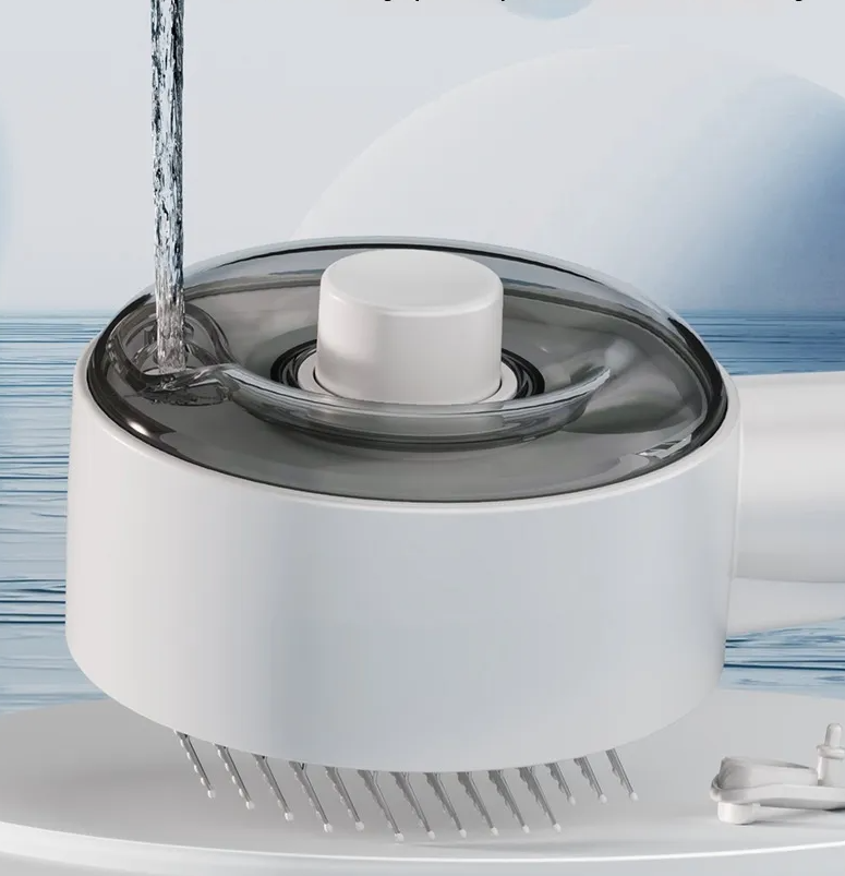 Ergonomic pet grooming tool: electric dog dryer, cat dryer, and dust remover.