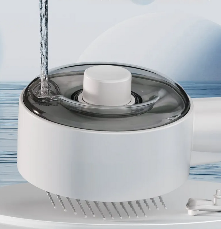 Ergonomic pet grooming tool: electric dog dryer, cat dryer, and dust remover.