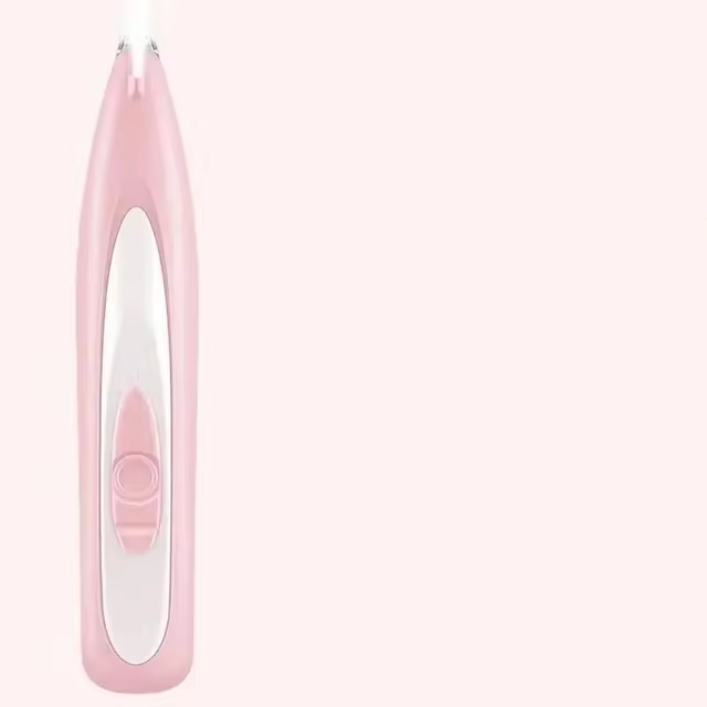 Ergonomic pet grooming tool: electric paw trimmer for dogs & cats, with LED and USB charging