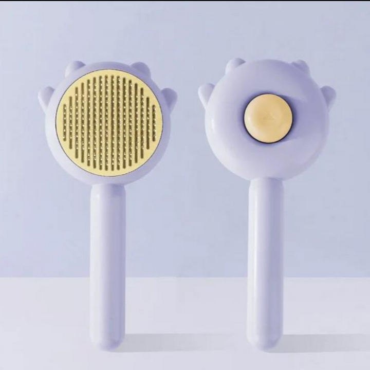 Easy-clean pet grooming tool for cats, detangling fur and maintaining a healthy, shiny coat