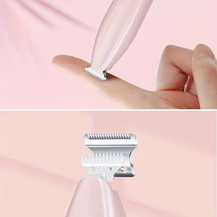 Dog and cat grooming trimmer with low noise motor, effective for trimming face and sanitary areas.