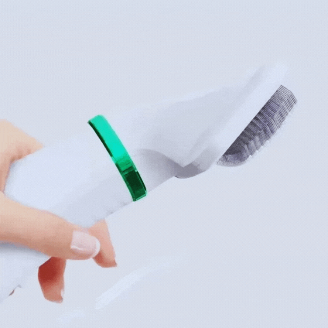 Versatile pet grooming tool: hair dryer, brush, and massager for happy pets