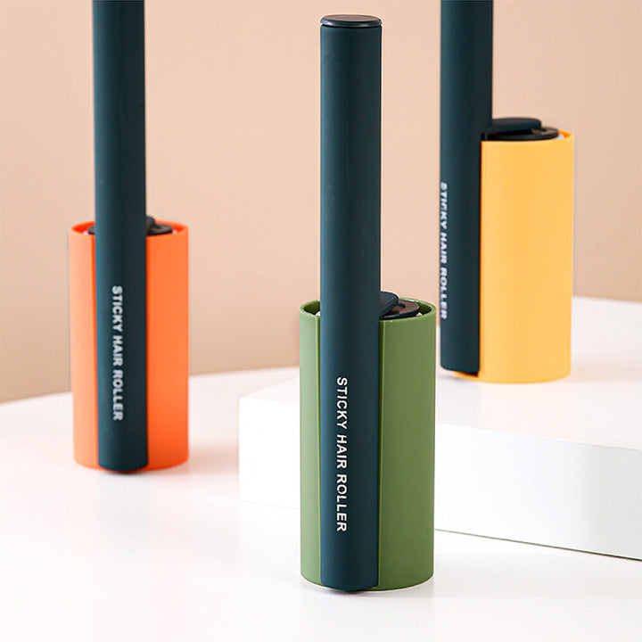 Compact Pet Hair Lint Roller with ergonomic design, ideal for travel and quick clean-ups on the go