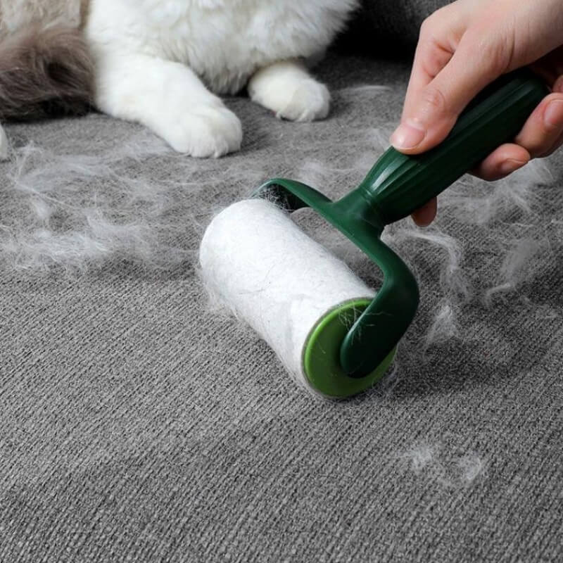 Sticky Lint Roller with extra refills, perfect for pet grooming and home cleaning of fabrics