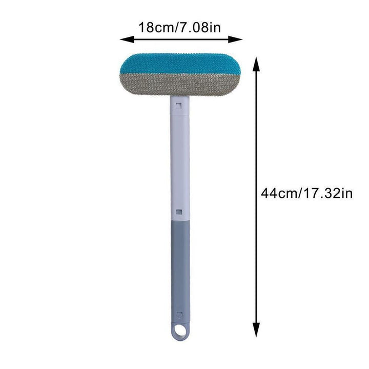 Set of two pet hair remover brushes, essential pet accessories for keeping home and car fur-free