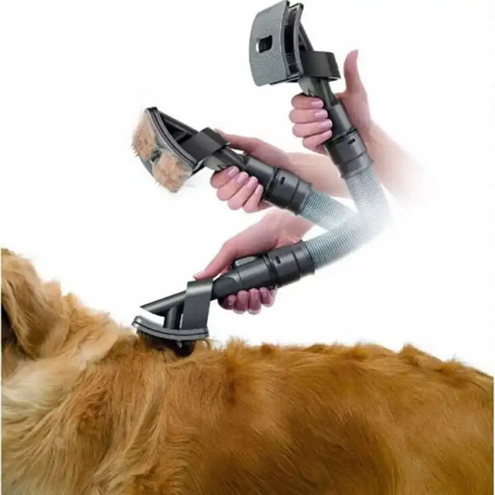Close-up of a pet hair remover vacuum attachment, ideal for pet care and efficient fur cleaning.