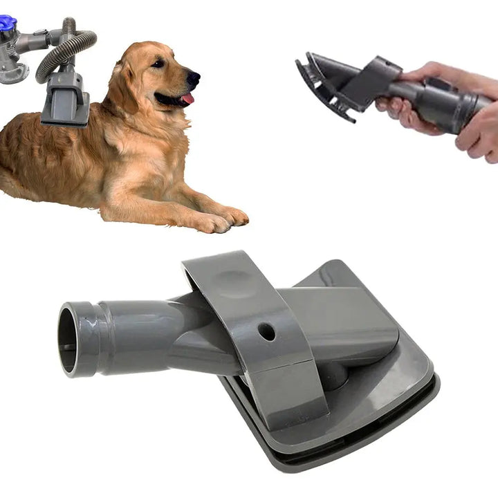 Cat brush vacuum attachment for effective pet hair removal and coat maintenance, a must-have for pet supplies.