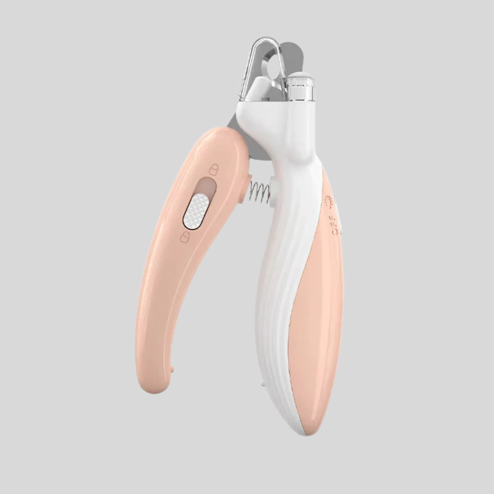 LED pet nail clippers for precise and safe trimming, ideal for cats & small pets