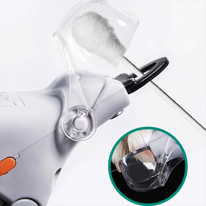 Professional-grade pet nail clippers with LED light for precise, safe dog & cat grooming at home.
