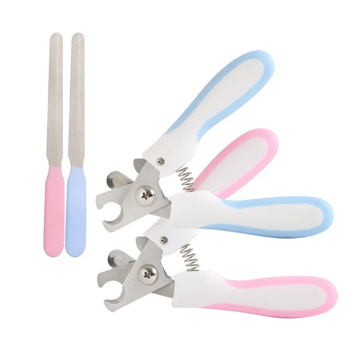 Pet nail clippers designed for small to medium dogs and cats, ensuring easy & safe trimming.