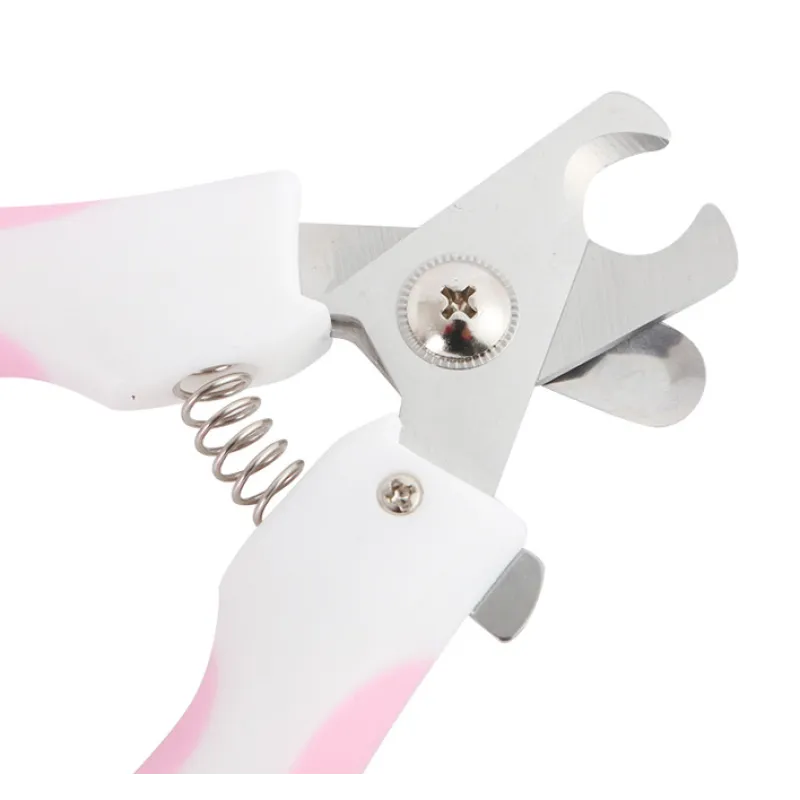 Essential pet grooming kit item: nail clippers with safety lock for stress-free animal care.