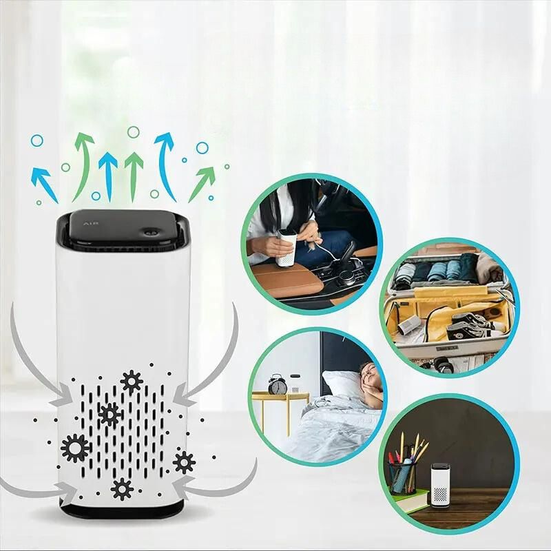 Pet Odor Eliminator Air Purifier, quiet, for home pet care, with pet supplies