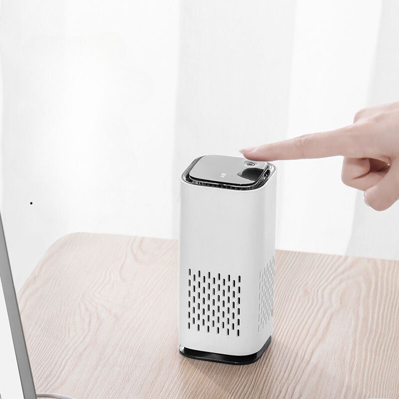 Compact air purifier to eliminate pet odors, for fresh home fragrance & pet care