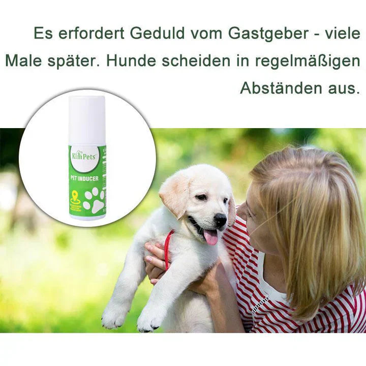 Dog Potty Training Aid Spray, 8oz, helps puppies and adult dogs learn where to go, reducing accidents.