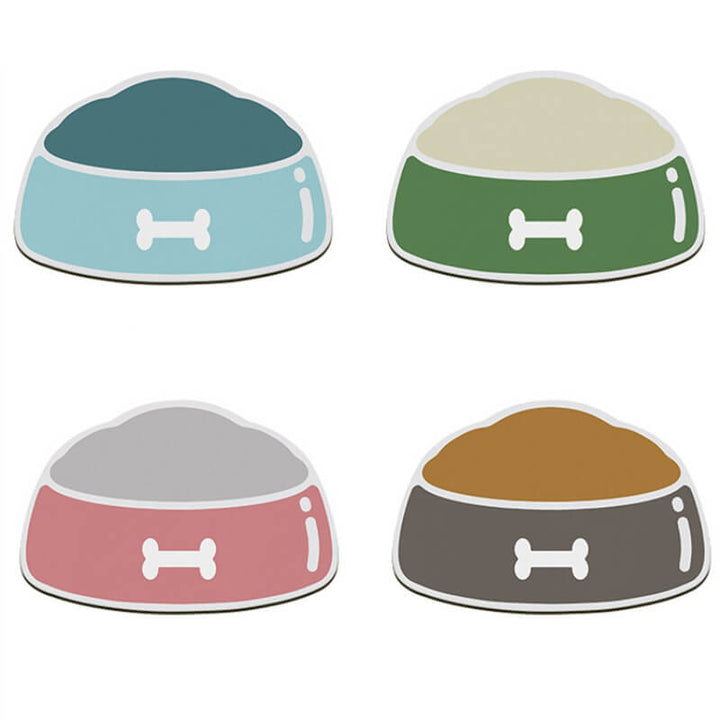 Pet bowl accessories: quick-dry absorbent non-slip feeding mat for dog and cat supplies