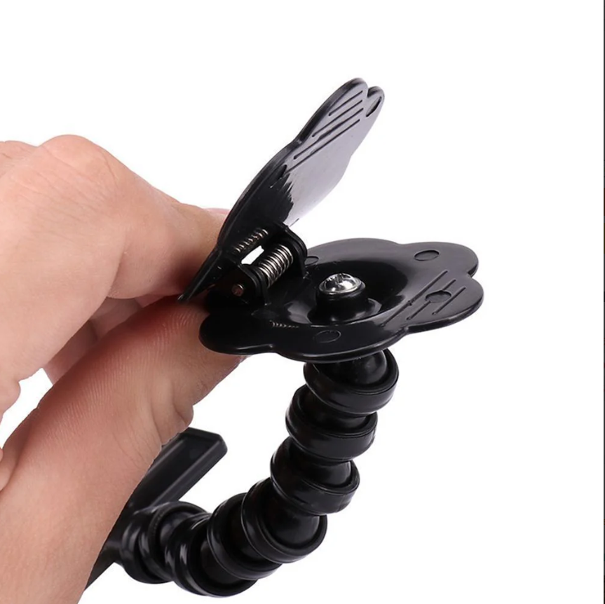 Hands-free pet selfie stick for phone, treat holder included for engaging pets