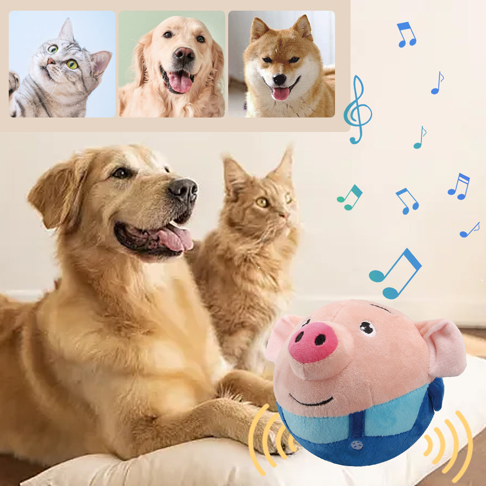 Durable pig dog toy, perfect for interactive play and animal entertainment.