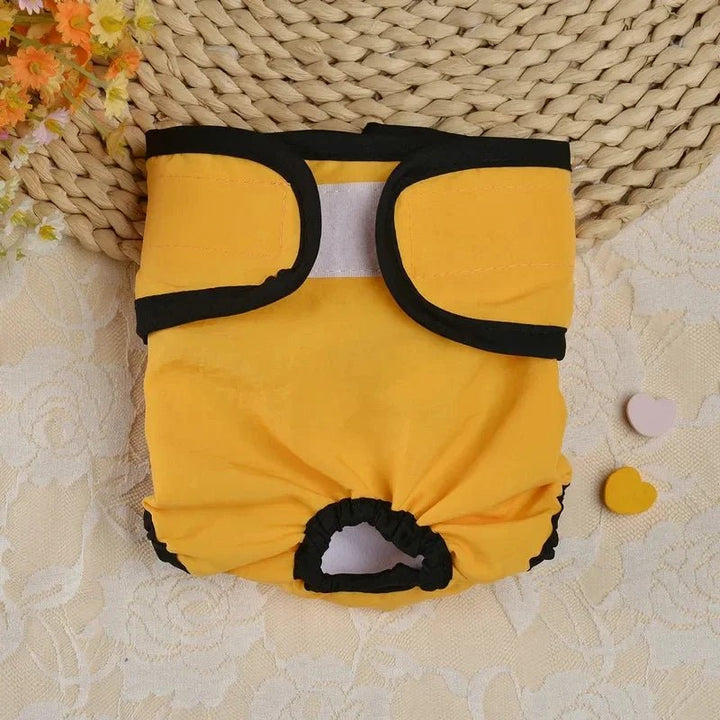 Washable cotton blend pet diaper for female dogs, effective for heat cycles