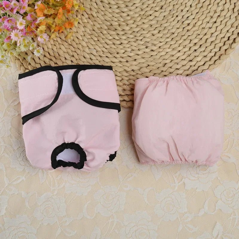 Cotton blend reusable dog diaper for comfort and incontinence management in female dogs