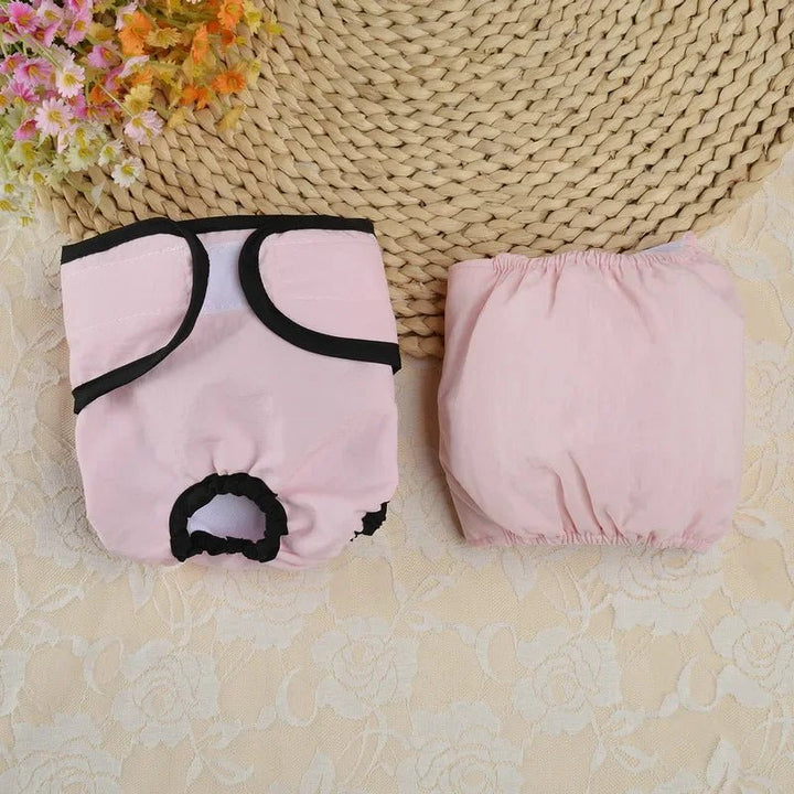 Cotton blend reusable dog diaper for comfort and incontinence management in female dogs