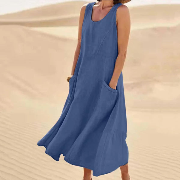 Comfortable everyday women's dress, versatile classic design for daily wear.