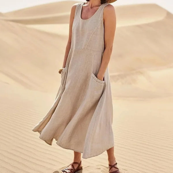 Black classic women's dress, elegant everyday style, easy to dress up or down.