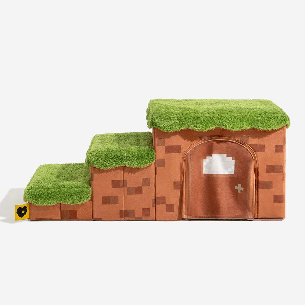 Pixel Pet Stairs, modern pet furniture for dogs and cats, assists with joint support & mobility