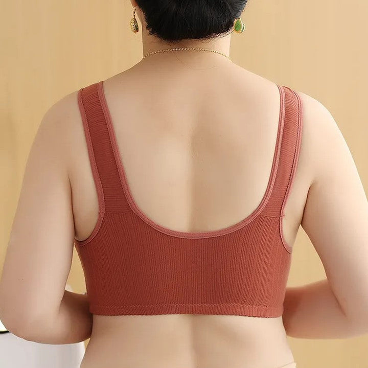 Seamless plus size vest bra, wire-free support for women's ultimate comfort & smooth look.