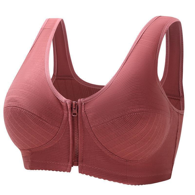 Women's full figure vest bra, wire-free design & seamless support for everyday wear.