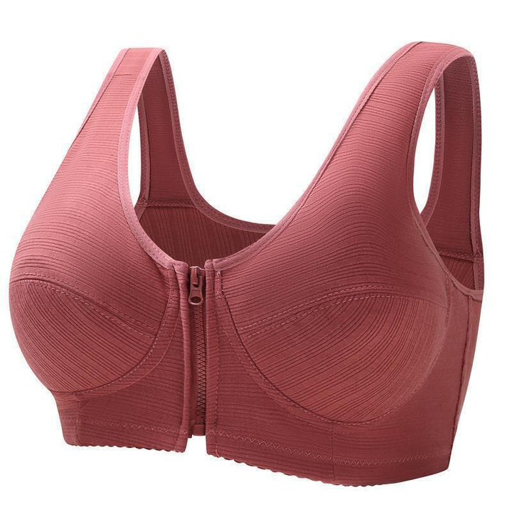 Women's full figure vest bra, wire-free design & seamless support for everyday wear.