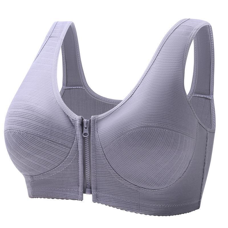 Everyday plus size vest bra, front closure & seamless comfort for full figure women.