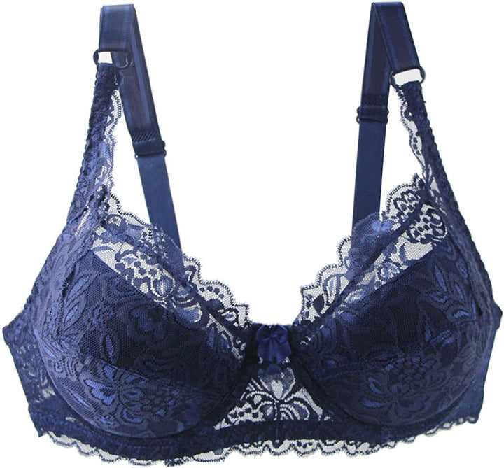Stylish women's plus size lace push-up bra, designed for maximum lift, comfort, and support.