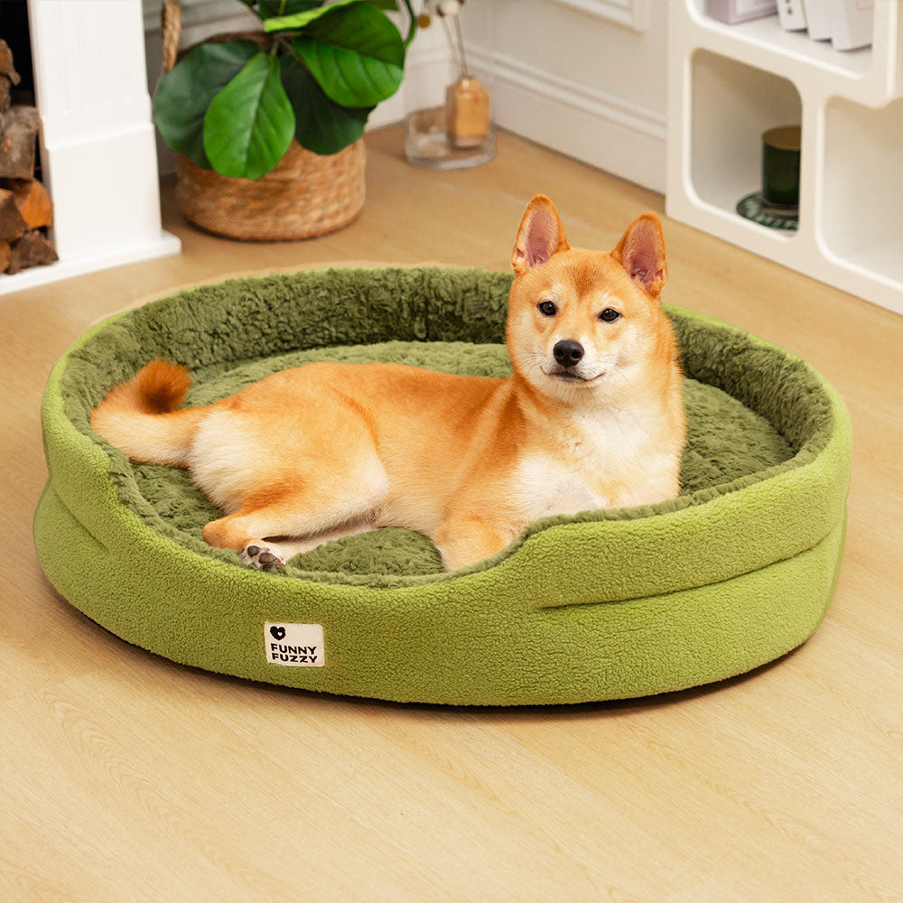 Comfortable pet bed, two designs in one, washable and durable dog accessory