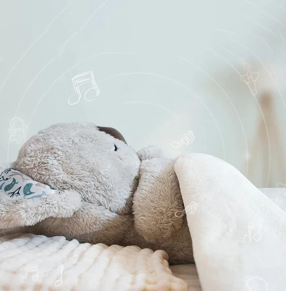 Unisex calming koala breathing toy, a plush sleep aid & anxiety relief companion, ideal for relaxation.