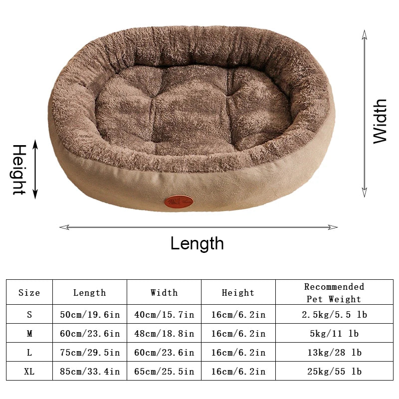 Winter pet bed: Cloud-shaped comfort bed, washable and cozy for dogs and cats
