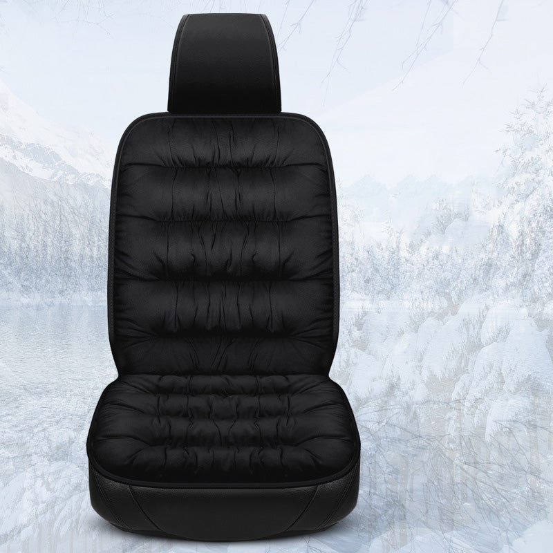 Elegant crystal velvet car seat cover, pet protection, universal fit for all vehicles.
