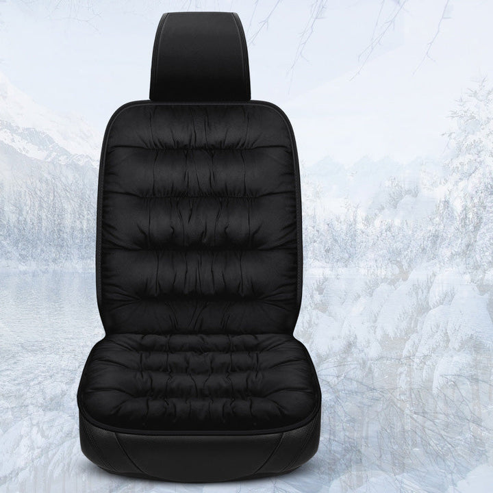 Elegant crystal velvet car seat cover, pet protection, universal fit for all vehicles.
