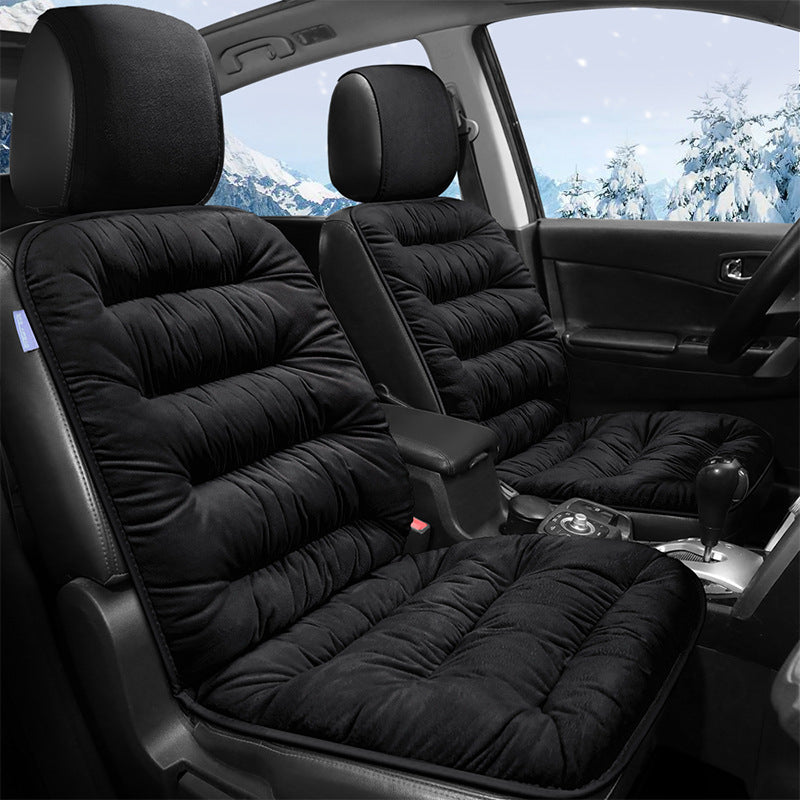 Soft velvet washable car seat cover, pet-friendly, ideal for dog and cat travel protection.